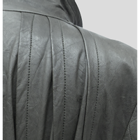 Christian Dior Jacke/Mantel aus Leder in Oliv
