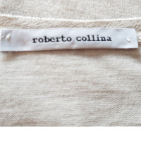 Roberto Collina Top en Coton en Beige