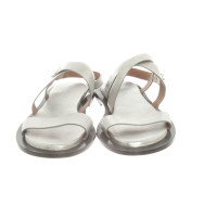 Sartore Sandals Leather in Silvery