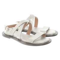 Sartore Sandals Leather in Silvery