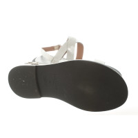 Sartore Sandals Leather in Silvery