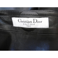 Christian Dior Suit Leer in Zwart
