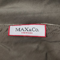 Max & Co Top en soie kaki