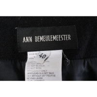 Ann Demeulemeester Giacca/Cappotto in Lana in Nero