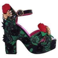Dolce & Gabbana Sandalen Leer in Groen
