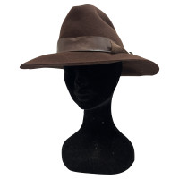 Brunello Cucinelli Hat/Cap Wool in Brown