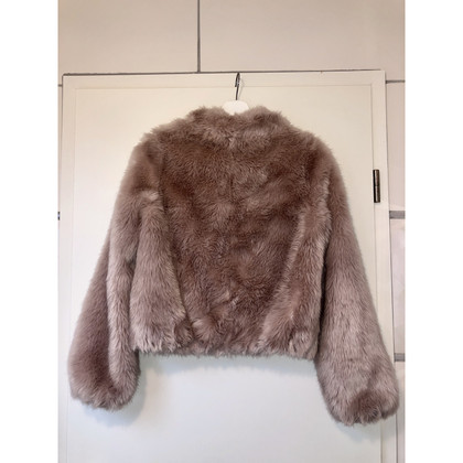 Patrizia Pepe Jacket/Coat Fur in Pink