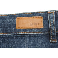 Set Jeans Katoen in Blauw