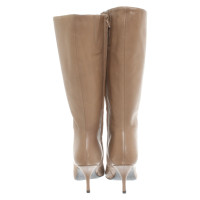 Gestuz Boots Leather in Taupe