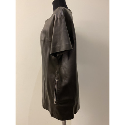 Vent Couvert Dress Leather in Black