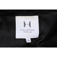 Halston Jacke/Mantel in Schwarz