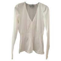 Yves Saint Laurent Top Cotton in White