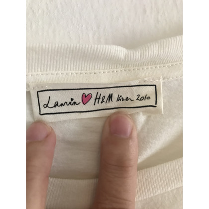 Lanvin For H&M Oberteil aus Baumwolle in Weiß