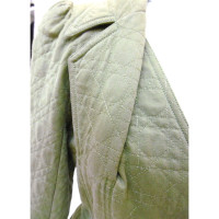 Christian Dior Jacket/Coat Cotton in Green
