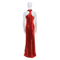 Galvan Dress Silk in Red