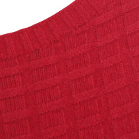 Stefanel Pullover in maglia rosso