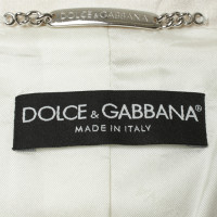 Dolce & Gabbana Giacca smoking in bianco