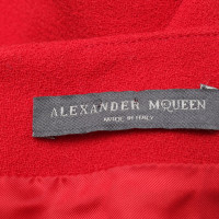 Alexander McQueen Vestito di rosso