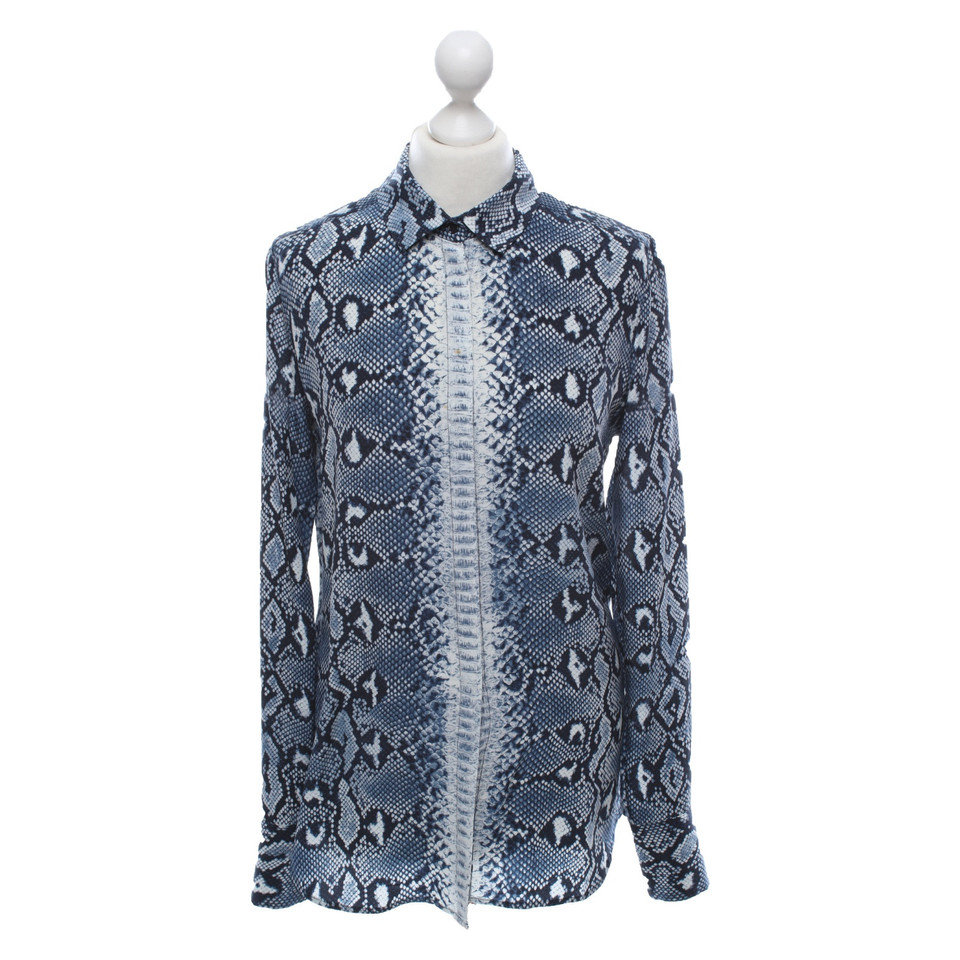 Joseph Zijden blouse met patroon