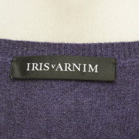 Iris Von Arnim Cashmere cardigan in purple