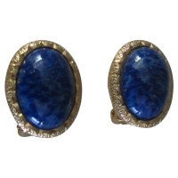 Christian Dior orecchini di pietra blu