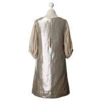 By Malene Birger Metallic-Kleid