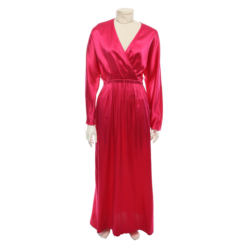 Federica Tosi Dress Silk in Fuchsia