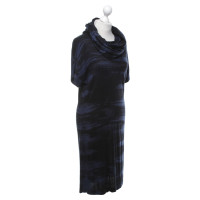 Hugo Boss Gebreide jurk in blauw / zwart