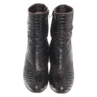 L'autre Chose Ankle boots made of snakeskin