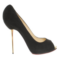 Christian Louboutin Peeptoes in Schwarz