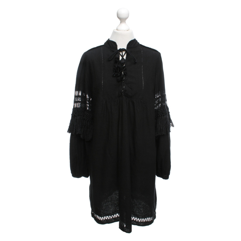 Ulla Johnson Kleid aus Seide in Schwarz