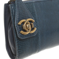 Chanel Pochette in Pelle in Blu