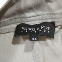 Patrizia Pepe Paire de Pantalon en Coton en Gris
