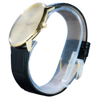 Chopard Armbanduhr aus Leder in Schwarz