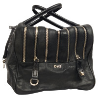 D&G Handbag Leather in Black