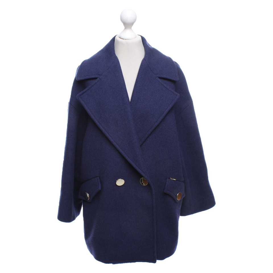 Luisa Spagnoli Jacket/Coat in Blue