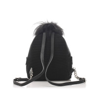 Fendi Monster Backpack Mini aus Baumwolle in Schwarz