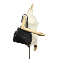 Prada Shoulder bag Cotton in Black