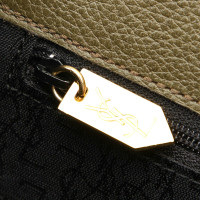 Yves Saint Laurent Shoulder bag Leather in Grey