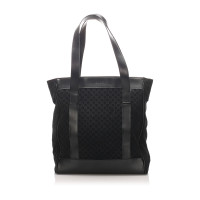 Gucci Tote Bag aus Canvas in Schwarz