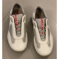 Prada Trainers Patent leather in White