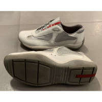 Prada Trainers Patent leather in White