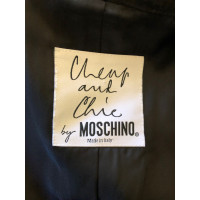 Moschino Cheap And Chic Jas/Mantel Wol in Zwart