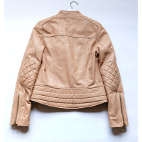 Mulberry Veste/Manteau en Cuir en Beige