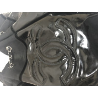 Chanel Tote bag in Pelle verniciata in Nero