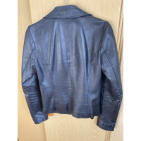 Max & Co Jacket/Coat Leather in Black