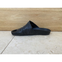 Rick Owens Sandalen aus Leder in Schwarz