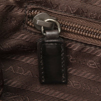 Prada Handbag Silk in Brown