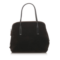 Prada Handbag Silk in Brown