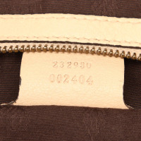 Gucci Umhängetasche aus Leder in Beige